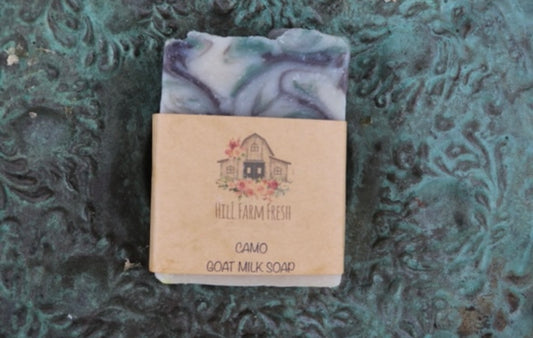 Camo Goat Milk Soap