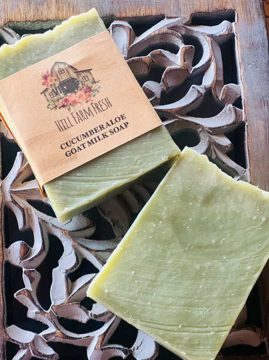 Cucumber Aloe Goat Milk Soap