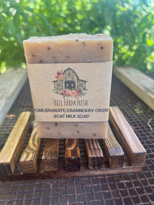 Pomegranate Cranberry Crush Goat Milk Soap