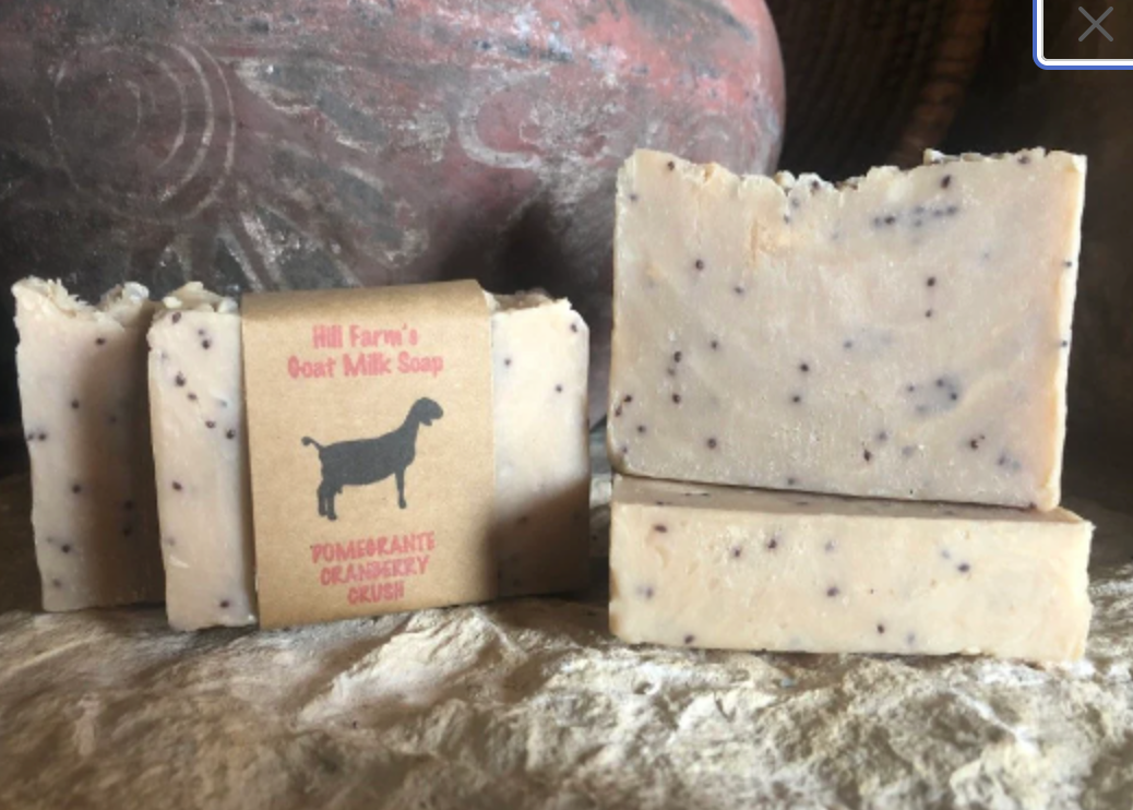 Pomegranate Cranberry Crush  Goat Milk Soap